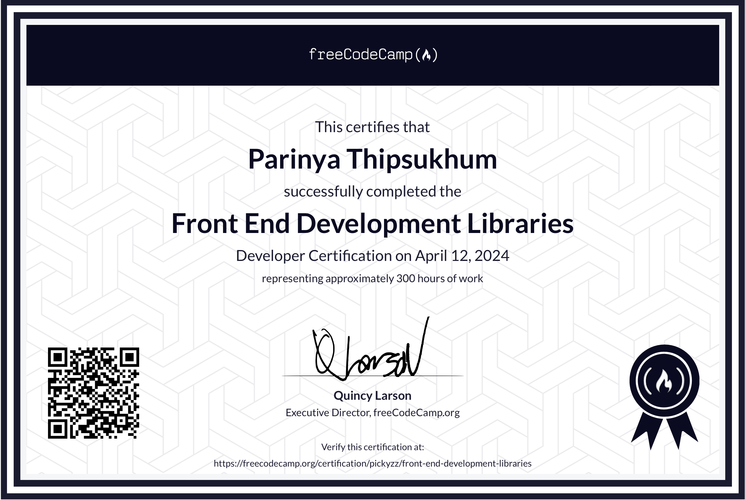 FreeCodeCamp Certificate 3